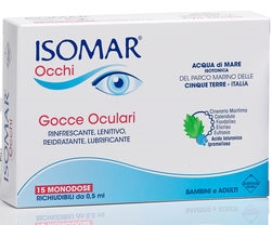 Euritalia Pharma Linea Pulizia e Salute degli Occhi Isomar Monodose 15 x 0,5 ml