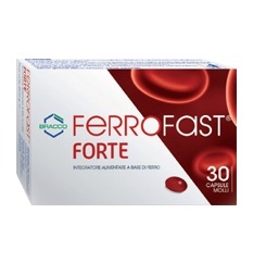 FerroFast Forte Integratore Alimentare a base di Ferro 30 capsule molli