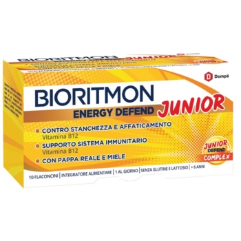Bioritmon Energy Defend Junior Integratore Alimentare 10 Flaconcini 10 Ml