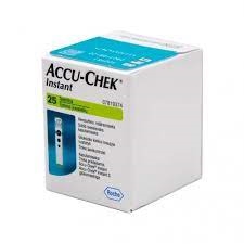Accu-Chek Linea Controllo Glicemia Instant 25 Strisce Rilevatrici