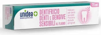 Unidea Dentifricio al Fluoro per Denti e Gengive Sensibili 75 ml