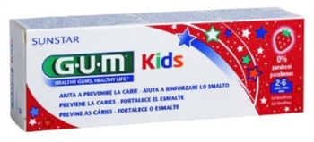 GUM Kids Gel Dentifricio 2/6 anni Fluoro 500 ppm 50 ml