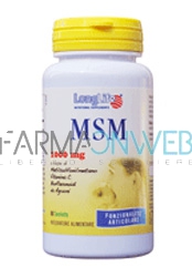 LongLife Integratori Alimentari MSM 1000 mg 60 Tavolette