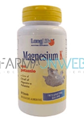 Long Life Linea Benessere dell'Organismo Integratore Magnesium K 60 Capsule