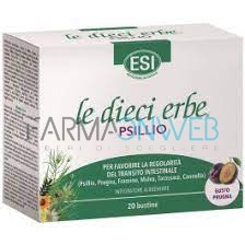 Esi Le Dieci Erbe Psillio Integratore Alimentare 20 Bustine 5,6 G