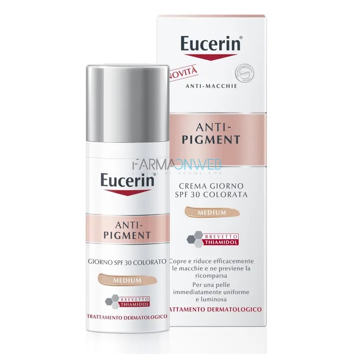 Eucerin Anti-Pigment Crema Giorno Spf30 Colorato Medium 30 ml