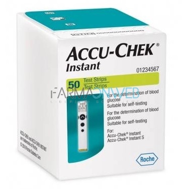 Accu-Chek Linea Controllo Glicemia Instant 50 Strisce Rilevatrici