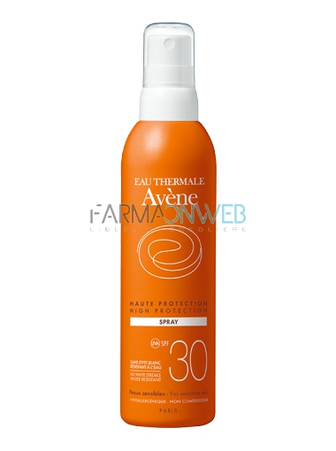 Avene Linea Solare Pelli Sensibili SPF30 Spray Solare Protezione Media 200 ml