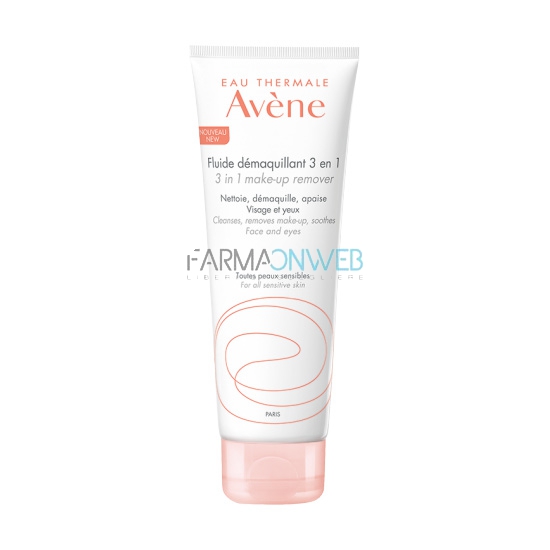 Avene Linea Trattamenti Essenziali Fluido 3 in 1 Detergente Struccante 200 ml