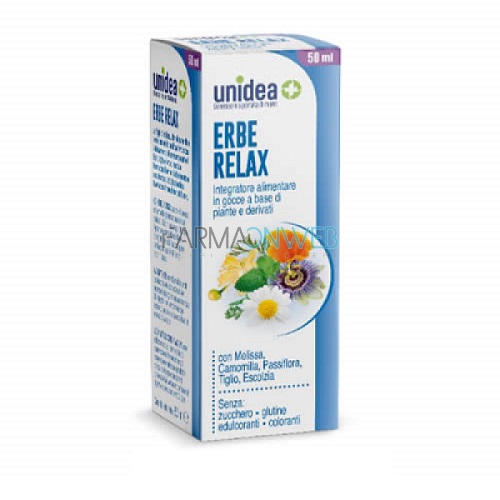 Unidea Erbe Relax Gocce Integratore Alimentare 50 ml