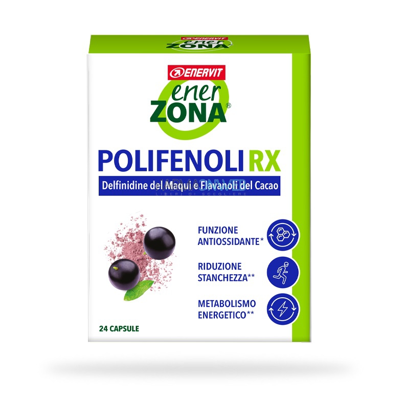 EnerZona Polifenoli Rx Integratore Alimentare 24 capsule