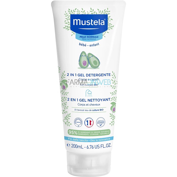 Mustela Gel Detergente 2 in 1 200 ml