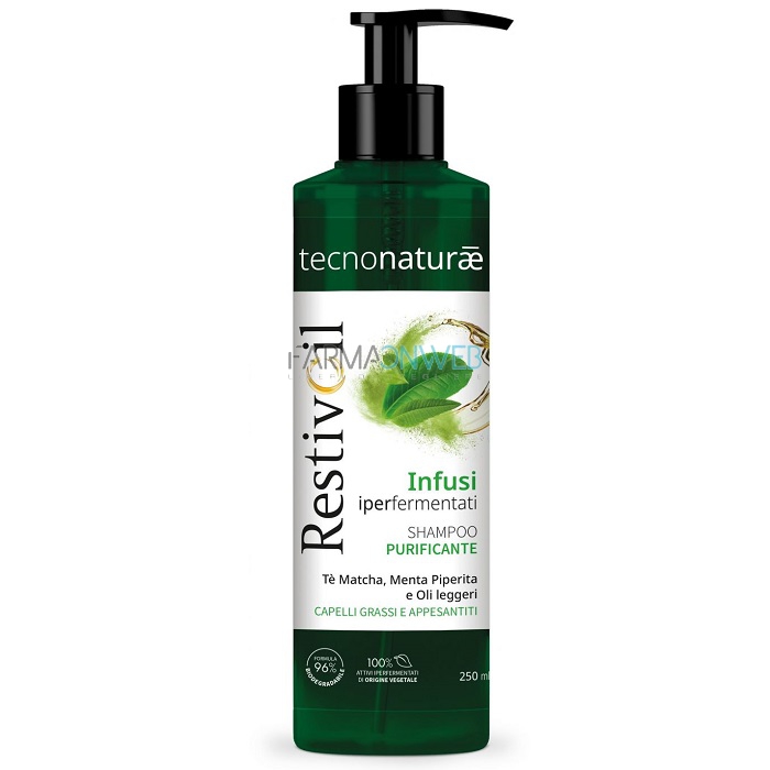 RestivOil Tecnonatur Shampoo Purificante Capelli Grassi 250 ml