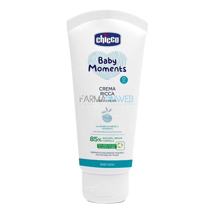 Chicco Baby Moments Crema Ricca 100 ml