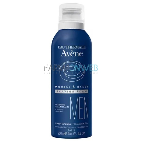 Avene Linea Uomo Mousse da Barba Lenitiva Delicata per la Pelle Sensibile 200 ml