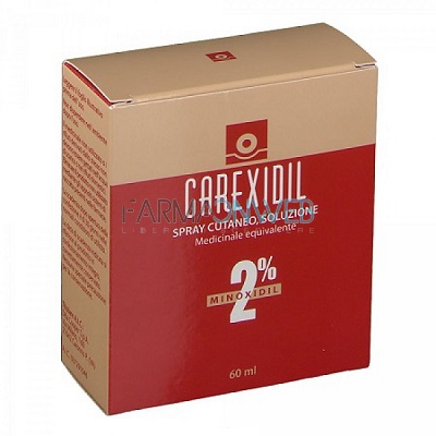 Carexidil 2% Spray Cutaneo Soluzione 3 Flaconi In