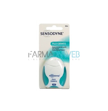 Sensodyne Linea Igiene Dentale Quotidiana Filo Interdentale Cerato Menta Fresca