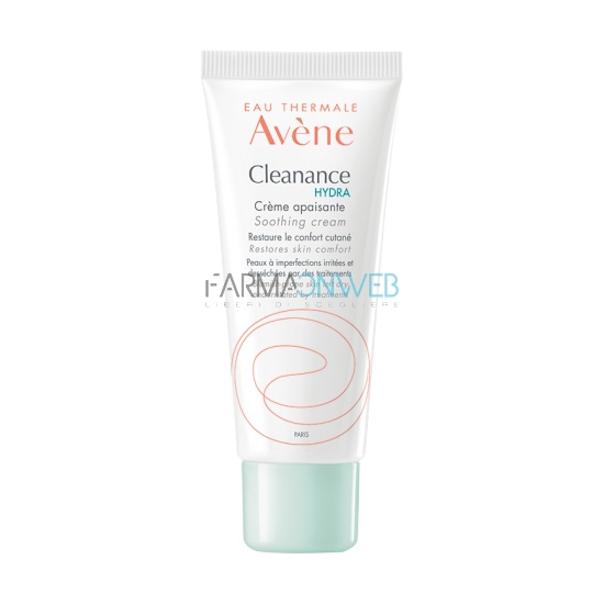 Avene Linea Cleanance Pelli Grasse e Impure Hydra Crema Lenitiva Idratante 40 ml